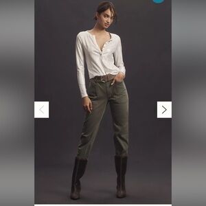 NEW! The Wanderer Mid-Rise Relaxed-Leg Pants Pilcro Moss 16W BUNDLE FOR SAVINGS